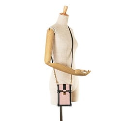 Louis Vuitton Epi Pochette Trunk Vertical Shoulder Bag M67872 Rose Ballerine Leather Women's LOUIS VUITTON