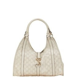 Gucci Guccissima Shoulder Bag 203494 Beige Leather Women's GUCCI