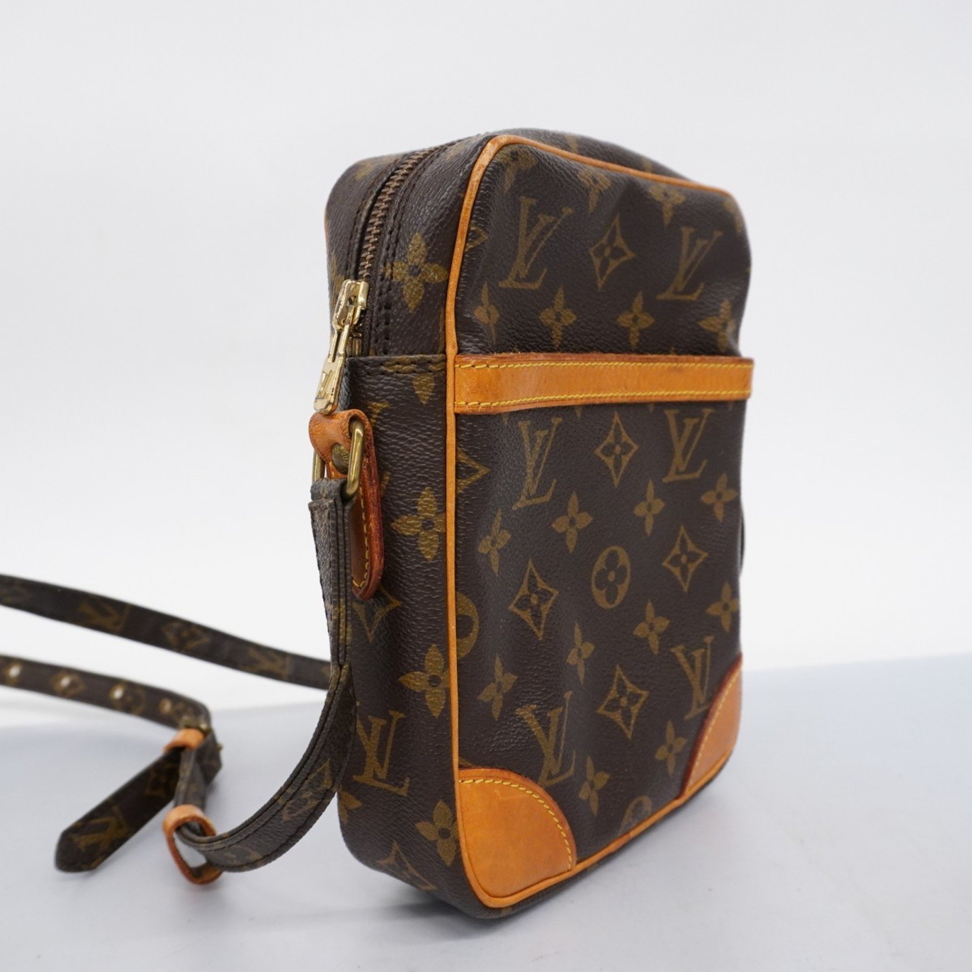 Louis Vuitton Shoulder Bag Monogram Danube M45266 Brown Ladies