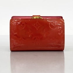 Louis Vuitton Wallet Vernis Porte Monnaie Viennois M9141F Framboise Ladies