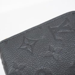 Louis Vuitton Long Wallet Monogram Empreinte Zippy M61864 Noir Ladies