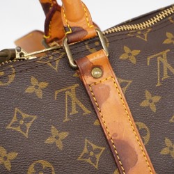 Louis Vuitton Boston Bag Monogram Keepall Bandouliere 50 M41416 Brown Men's Women's