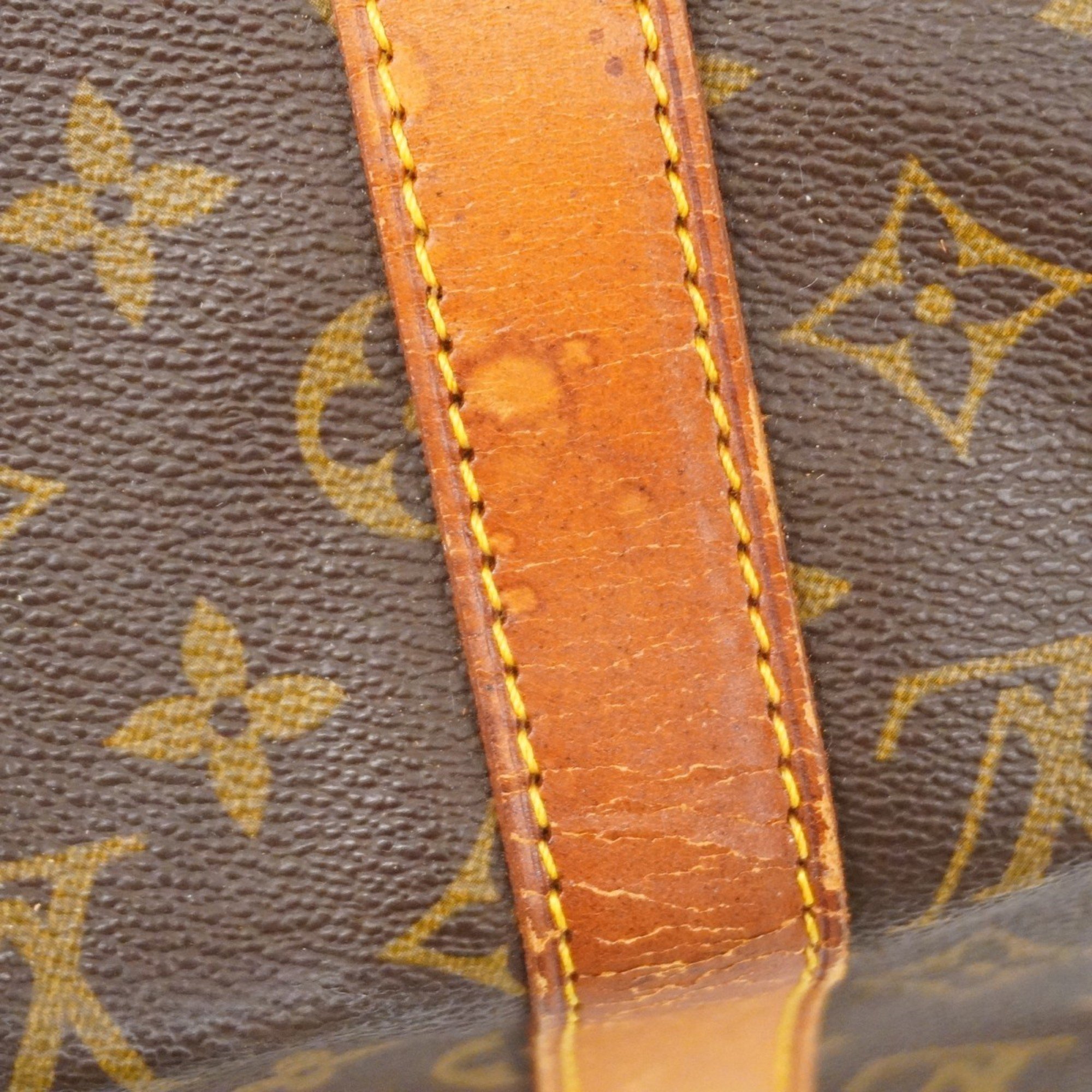 Louis Vuitton Boston Bag Monogram Keepall Bandouliere 50 M41416 Brown Men's Women's