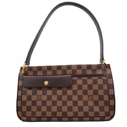 Louis Vuitton Shoulder Bag Damier Aubergine N51129 Ebene Ladies