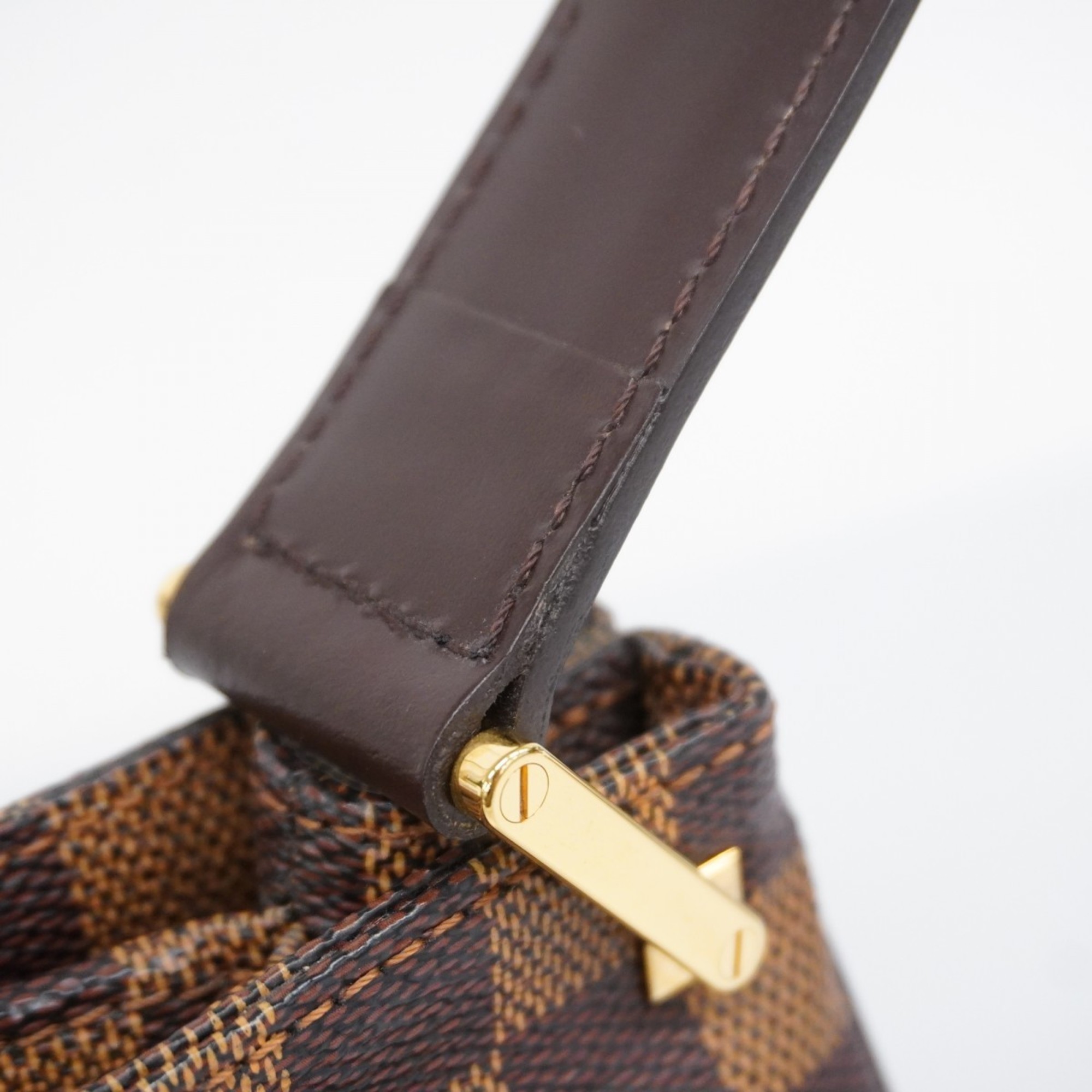 Louis Vuitton Shoulder Bag Damier Aubergine N51129 Ebene Ladies