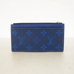 Louis Vuitton Wallet/Coin Case Taigarama Coin Card Holder M30270 Cobalt Men's