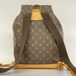 Louis Vuitton Backpack Daypack Monogram Montsouris GM M51135 Brown Women's