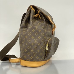 Louis Vuitton Backpack Daypack Monogram Montsouris GM M51135 Brown Women's