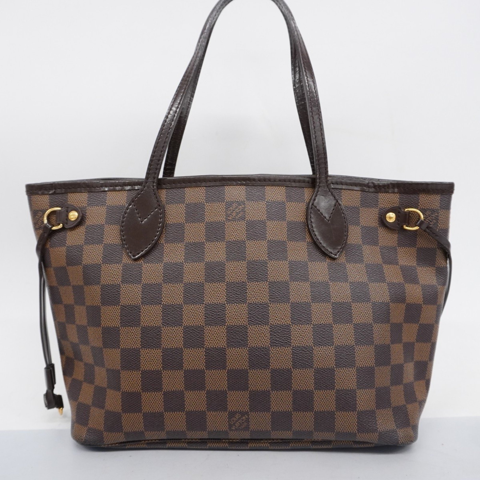 Louis Vuitton Tote Bag Damier Neverfull PM N51109 Ebene Women's