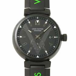 LOUIS VUITTON Tambour All Black Q1D22 Men's Watch Date Automatic Self-Winding