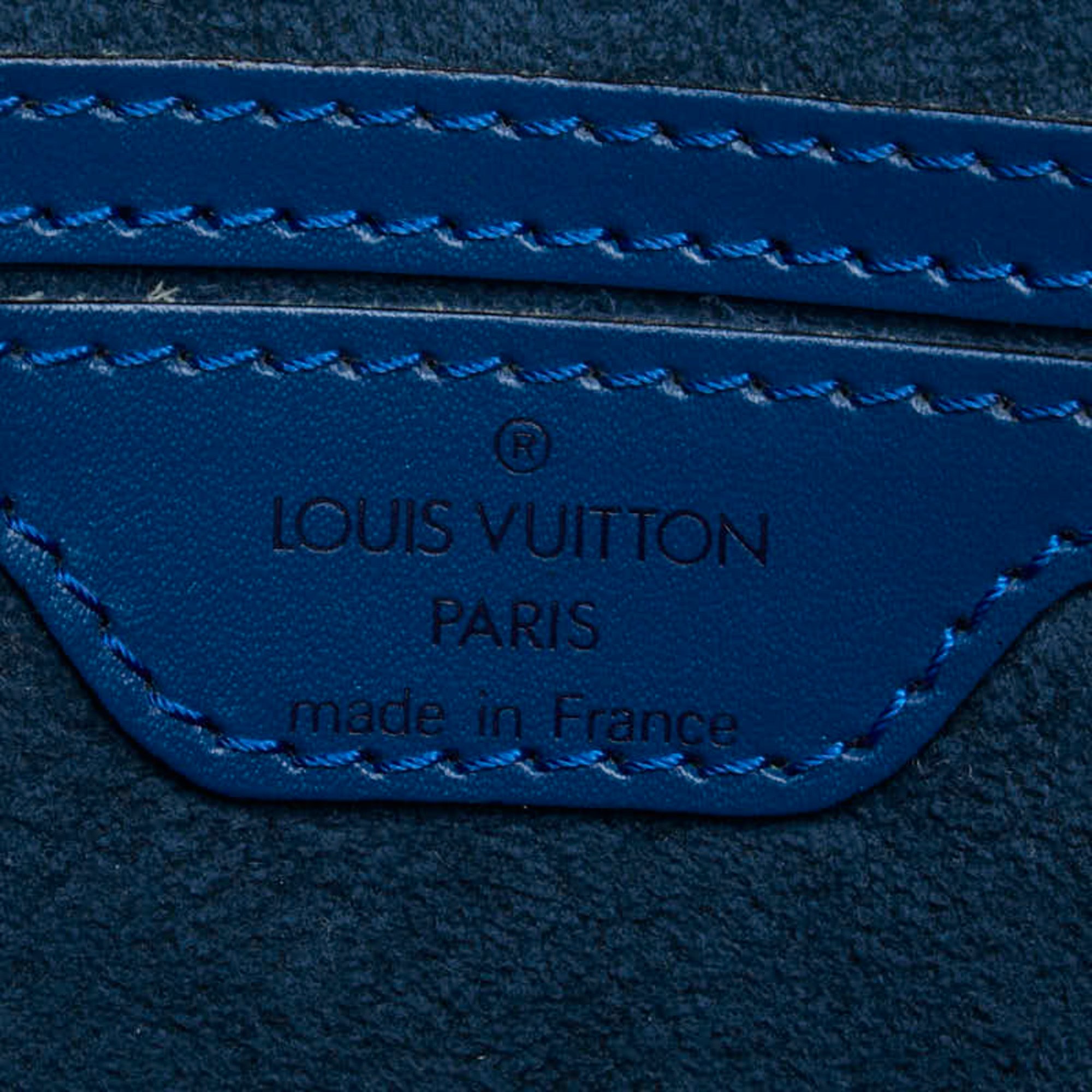 Louis Vuitton Epi Saint Jacques Handbag Tote Bag M52275 Toledo Blue Leather Women's LOUIS VUITTON