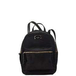 Kate Spade Backpack WKRU4717 Black Nylon Leather Women's