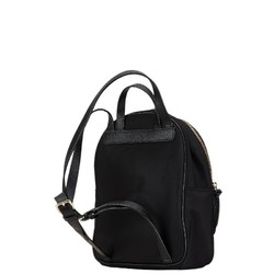 Kate Spade Backpack WKRU4717 Black Nylon Leather Women's