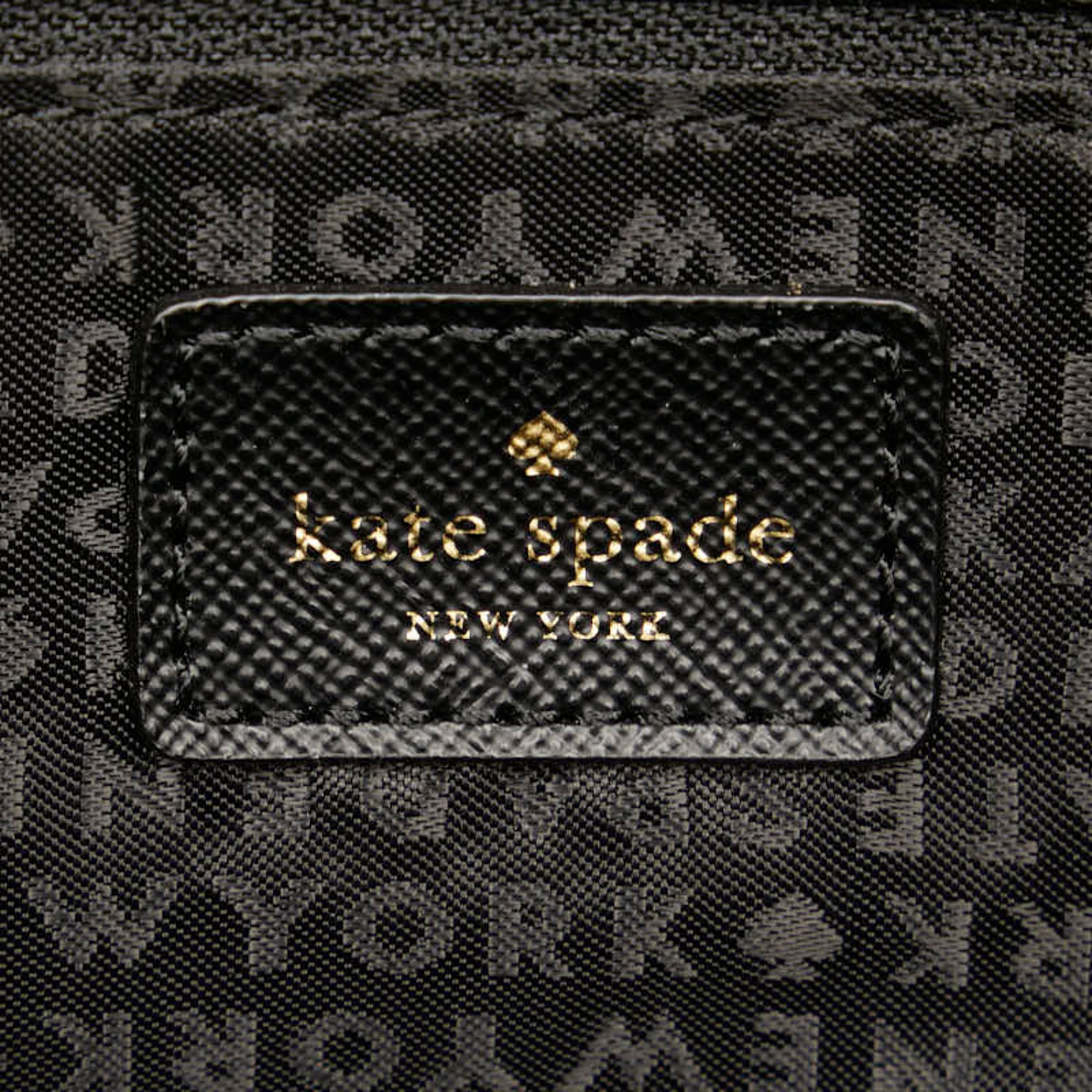 Kate Spade Backpack WKRU4717 Black Nylon Leather Women's