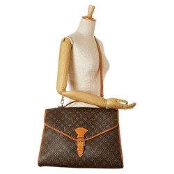 Louis Vuitton Monogram Beverly Handbag Shoulder Bag M51121 Brown PVC Leather Women's LOUIS VUITTON