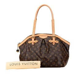 Louis Vuitton Monogram Tivoli GM Handbag Shoulder Bag M40144 Brown PVC Leather Women's LOUIS VUITTON