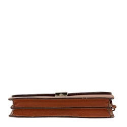 Gucci Second Bag Clutch Brown Leather Men's GUCCI