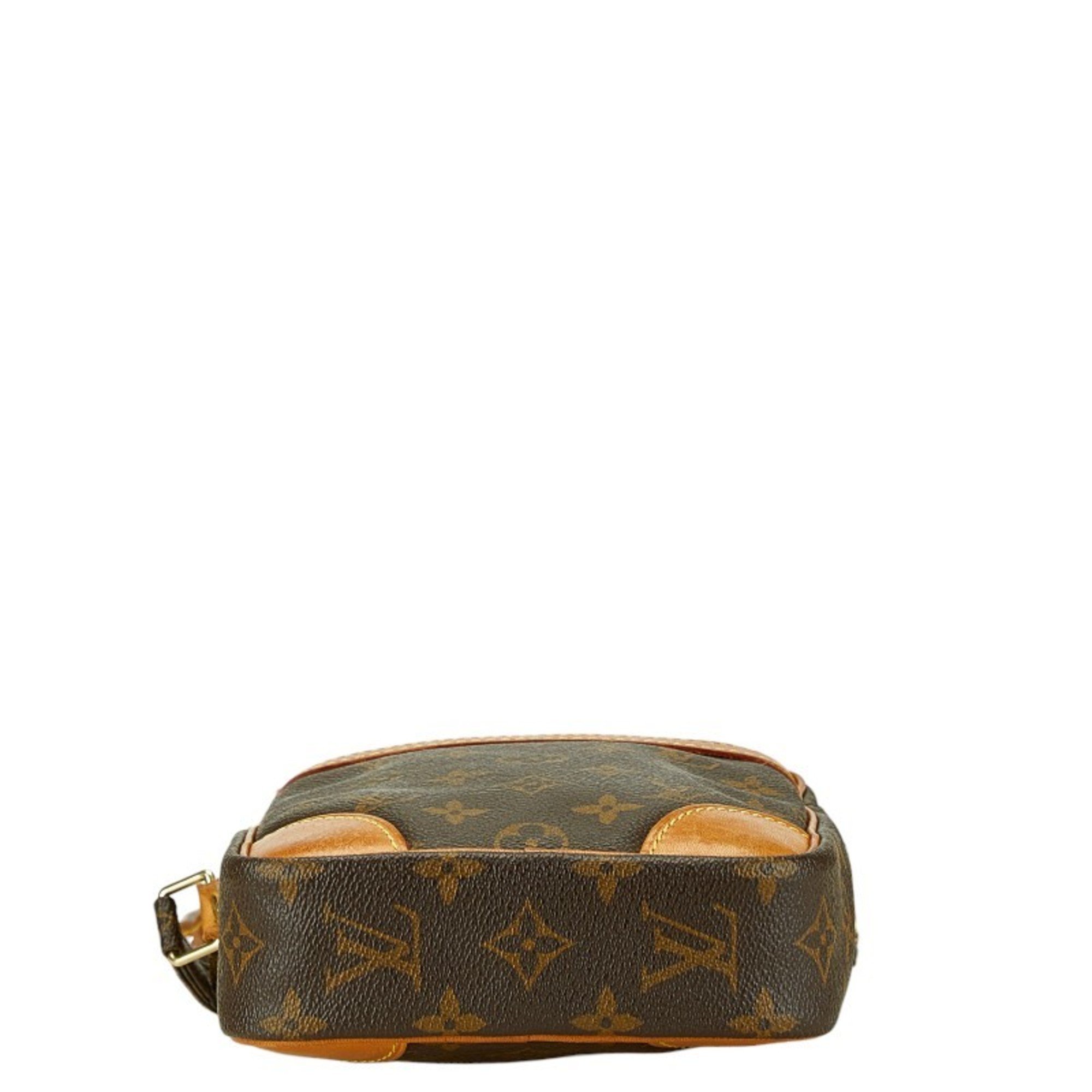 Louis Vuitton Monogram Danube Shoulder Bag M45266 Brown PVC Leather Women's LOUIS VUITTON