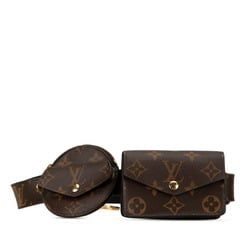 Louis Vuitton Monogram Santur Daily Multi-Pocket Belt Bag 80/32 M0236 Brown PVC Women's LOUIS VUITTON