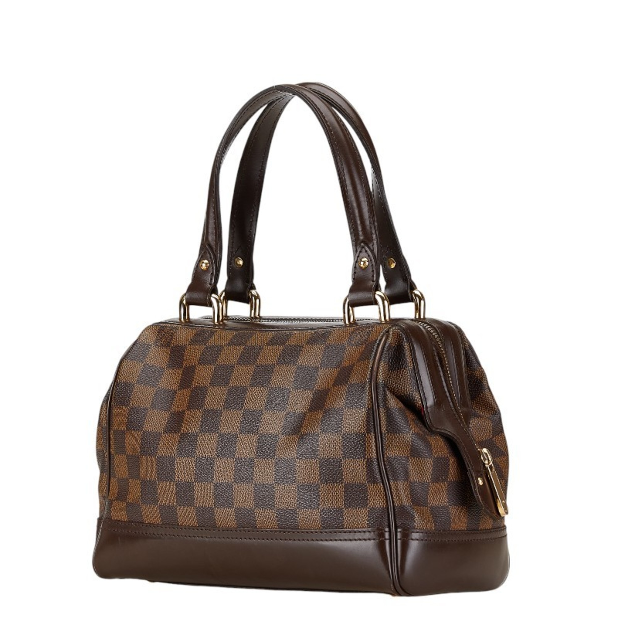 Louis Vuitton Damier Knightsbridge PM Handbag N51201 Brown PVC Leather Women's LOUIS VUITTON