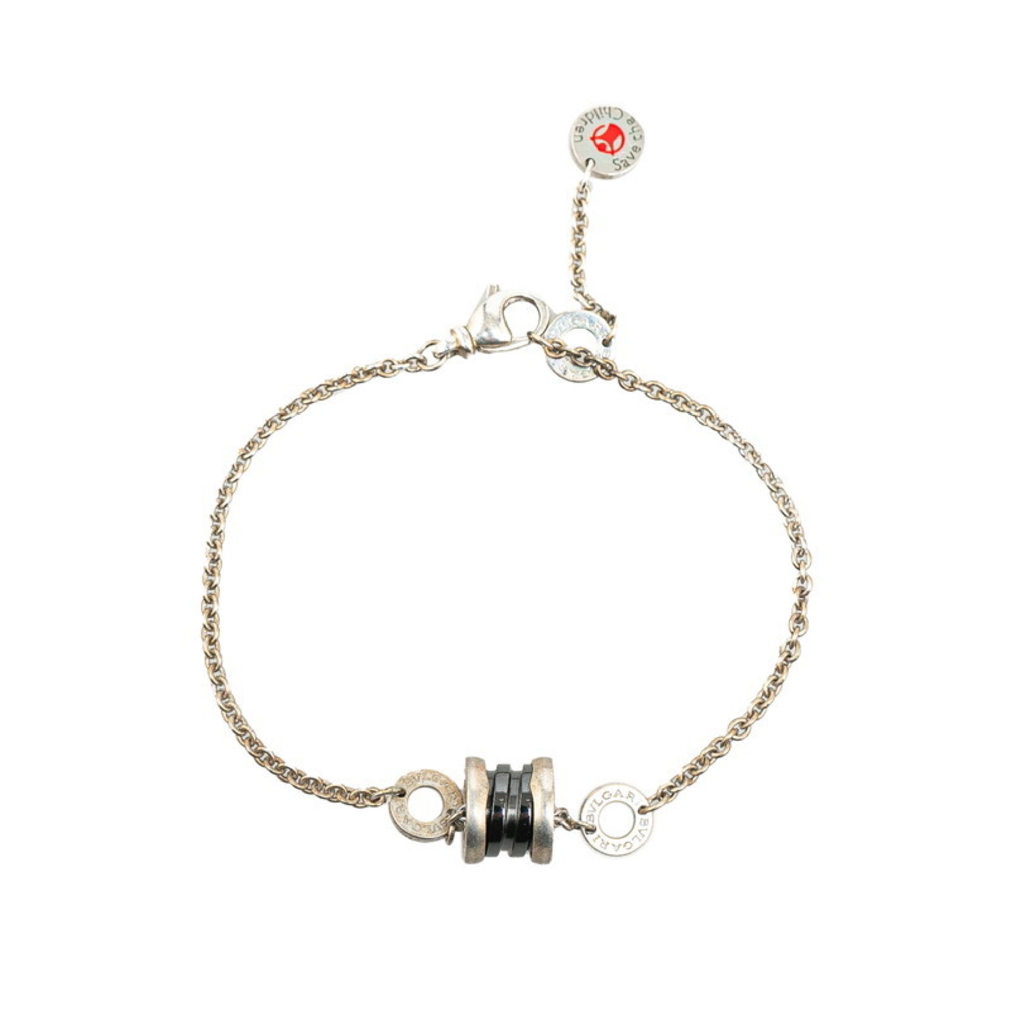 BVLGARI B.zero1 Save the Children Bracelet SV925 Silver Women's