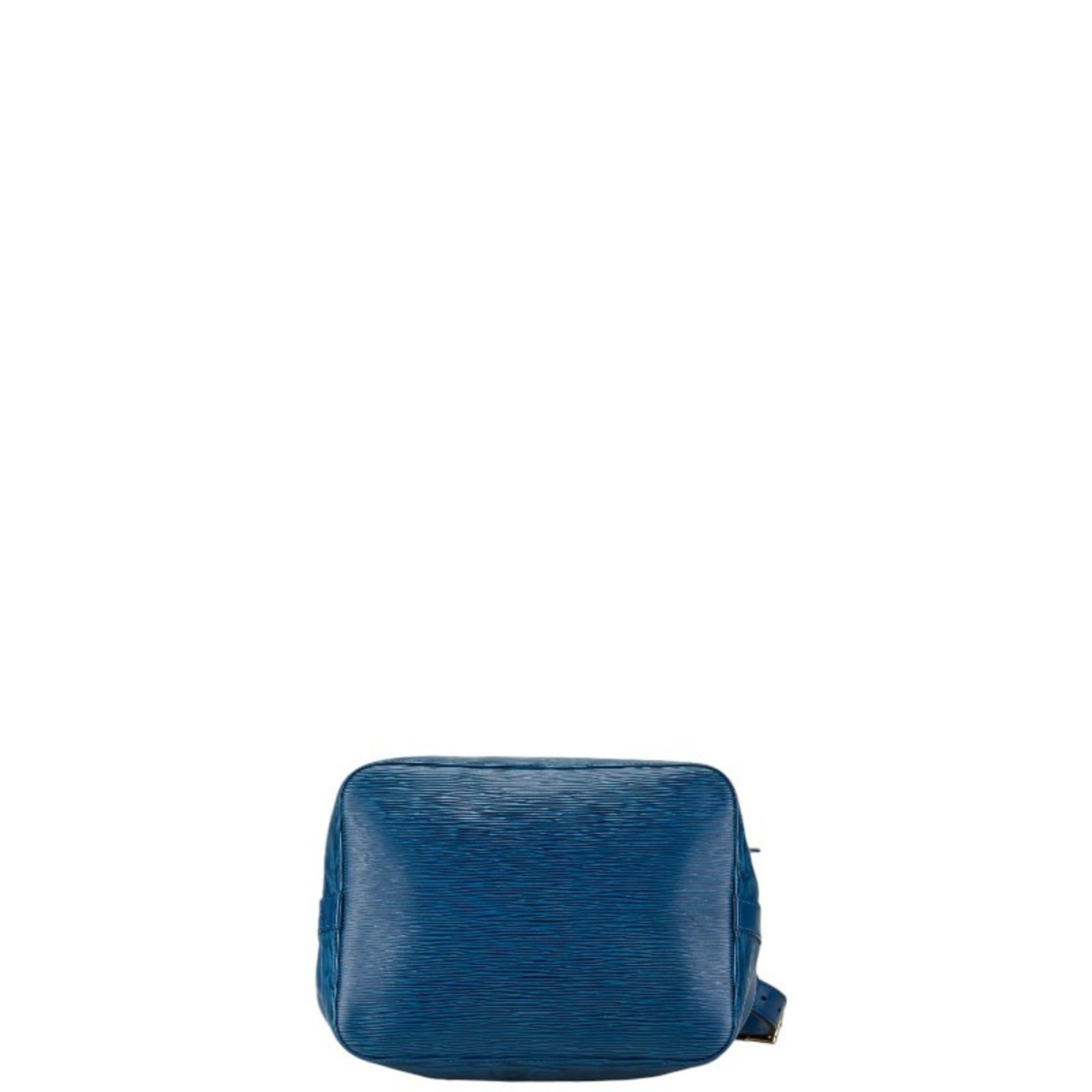 Louis Vuitton Epi Petit Noe Shoulder Bag M44105 Toledo Blue Leather Women's LOUIS VUITTON