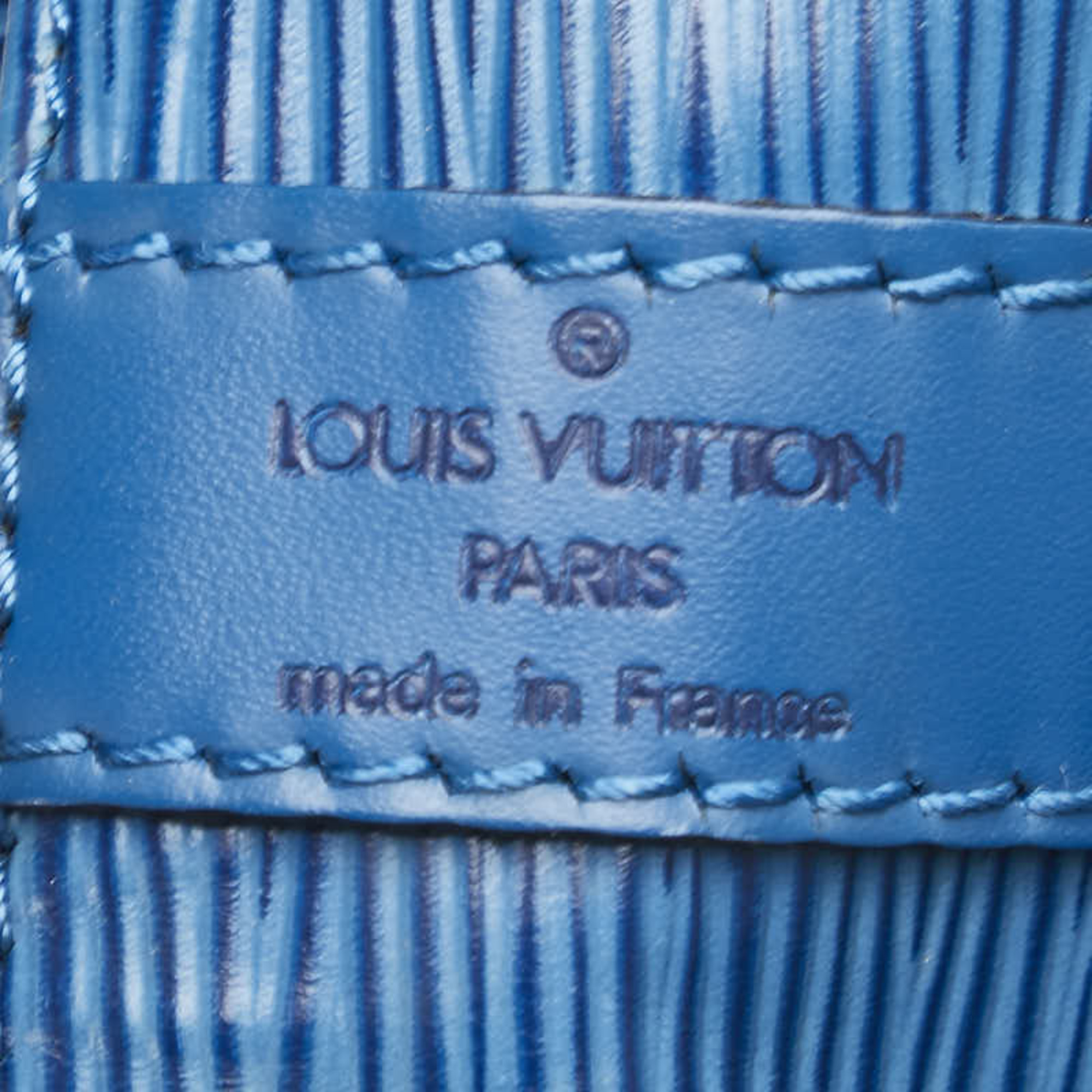 Louis Vuitton Epi Petit Noe Shoulder Bag M44105 Toledo Blue Leather Women's LOUIS VUITTON