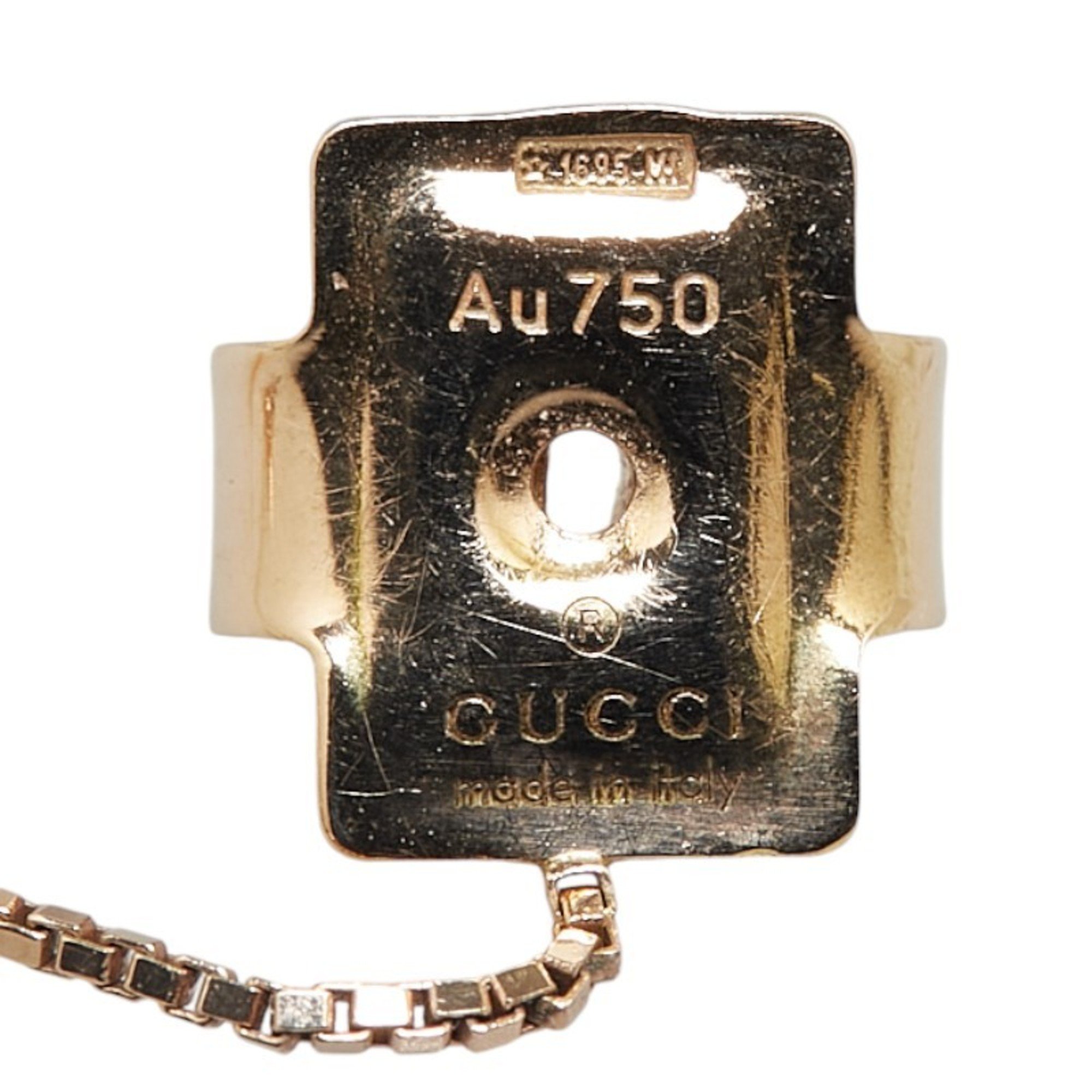 Gucci Earrings Gold K18YG Yellow Women's GUCCI