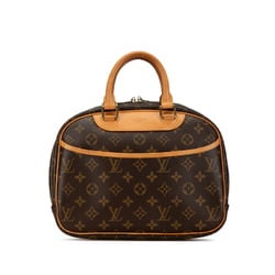 Louis Vuitton Monogram Trouville Handbag M42228 Brown PVC Leather Women's LOUIS VUITTON