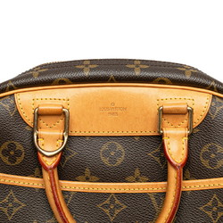 Louis Vuitton Monogram Trouville Handbag M42228 Brown PVC Leather Women's LOUIS VUITTON