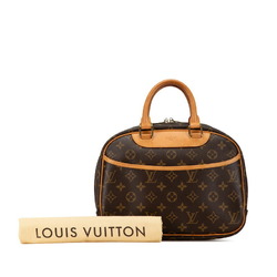 Louis Vuitton Monogram Trouville Handbag M42228 Brown PVC Leather Women's LOUIS VUITTON