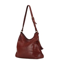 Gucci Tassel Bag 257026 Brown Leather Women's GUCCI