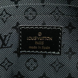 Louis Vuitton Cruise Stamp Bag PM Handbag M95239 Grey Black Suede Leather Women's LOUIS VUITTON