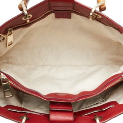 Gucci Bamboo Handbag Shoulder Bag 323660 Red Leather Women's GUCCI