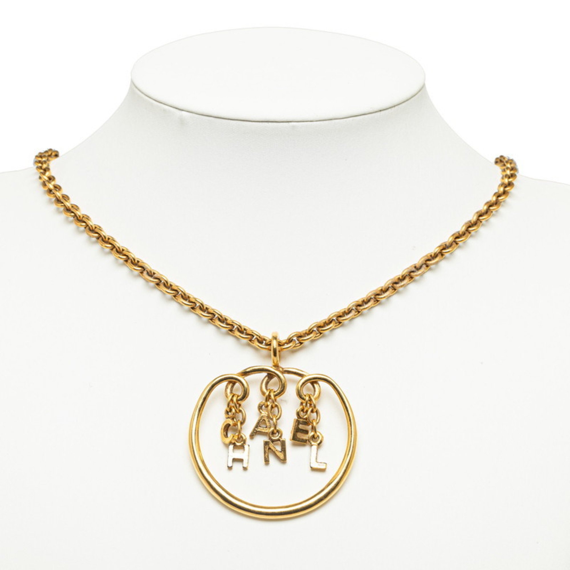 Chanel Necklace Gold Plated Women's CHANEL