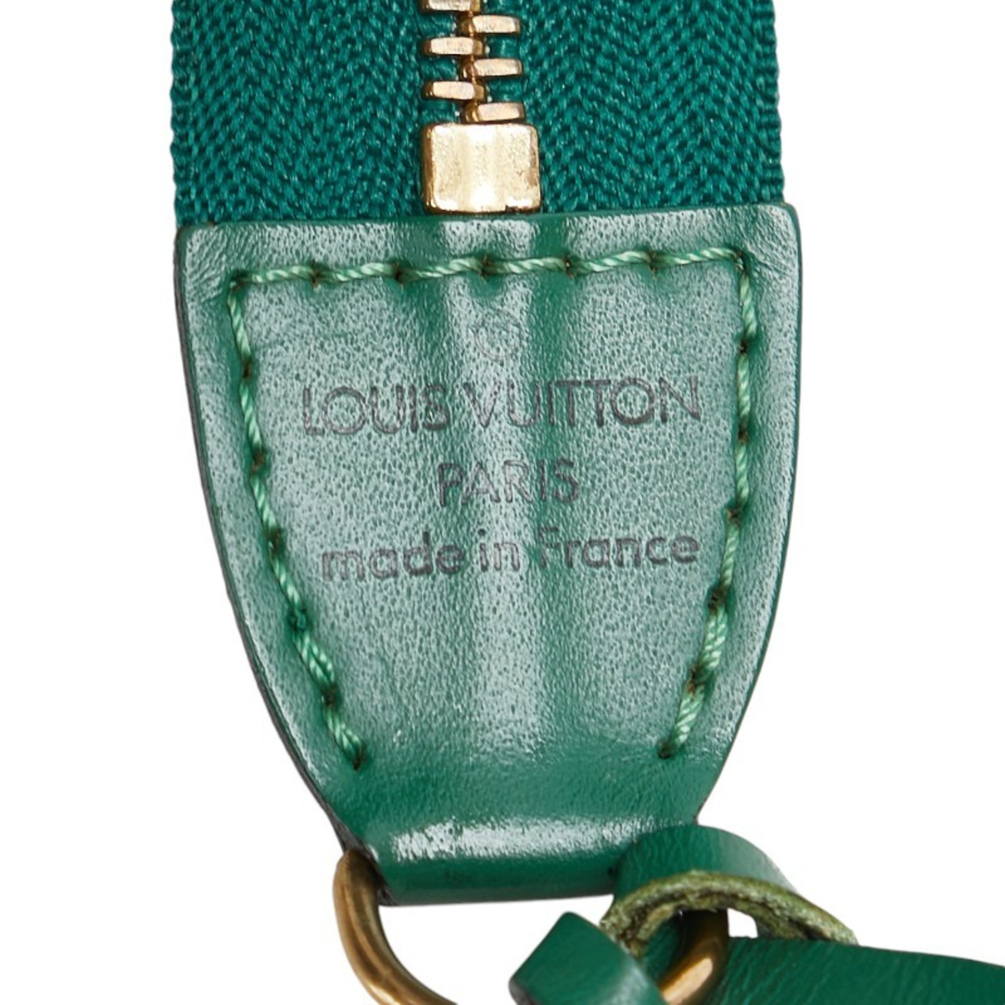 Louis Vuitton Epi Pochette Accessory M52944 Borneo Green Leather Women's LOUIS VUITTON