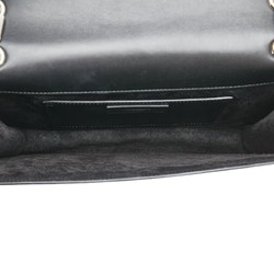 Saint Laurent Betty Stud Chain Shoulder Bag Black Leather Women's SAINT LAURENT