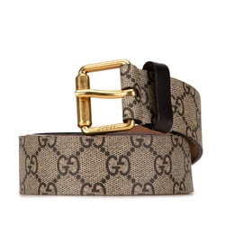 Gucci GG Supreme Kingsnake Sea Snake Belt Size: 85/34 434520 Beige Multicolor PVC Leather Men's GUCCI