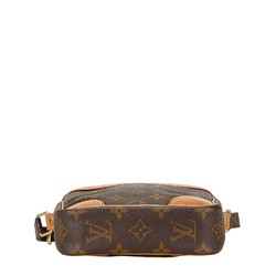 Louis Vuitton Monogram Danube Shoulder Bag M45266 Brown PVC Leather Women's LOUIS VUITTON