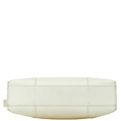 LOEWE Shoulder Bag White Ivory Leather Women's