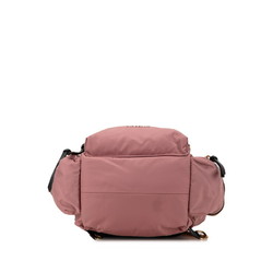 Burberry Backpack Pink Nylon Leather Women's BURBERRY