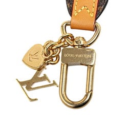 Louis Vuitton Monogram Portocle LV Cherished Keychain M01184 Brown PVC Leather Women's LOUIS VUITTON