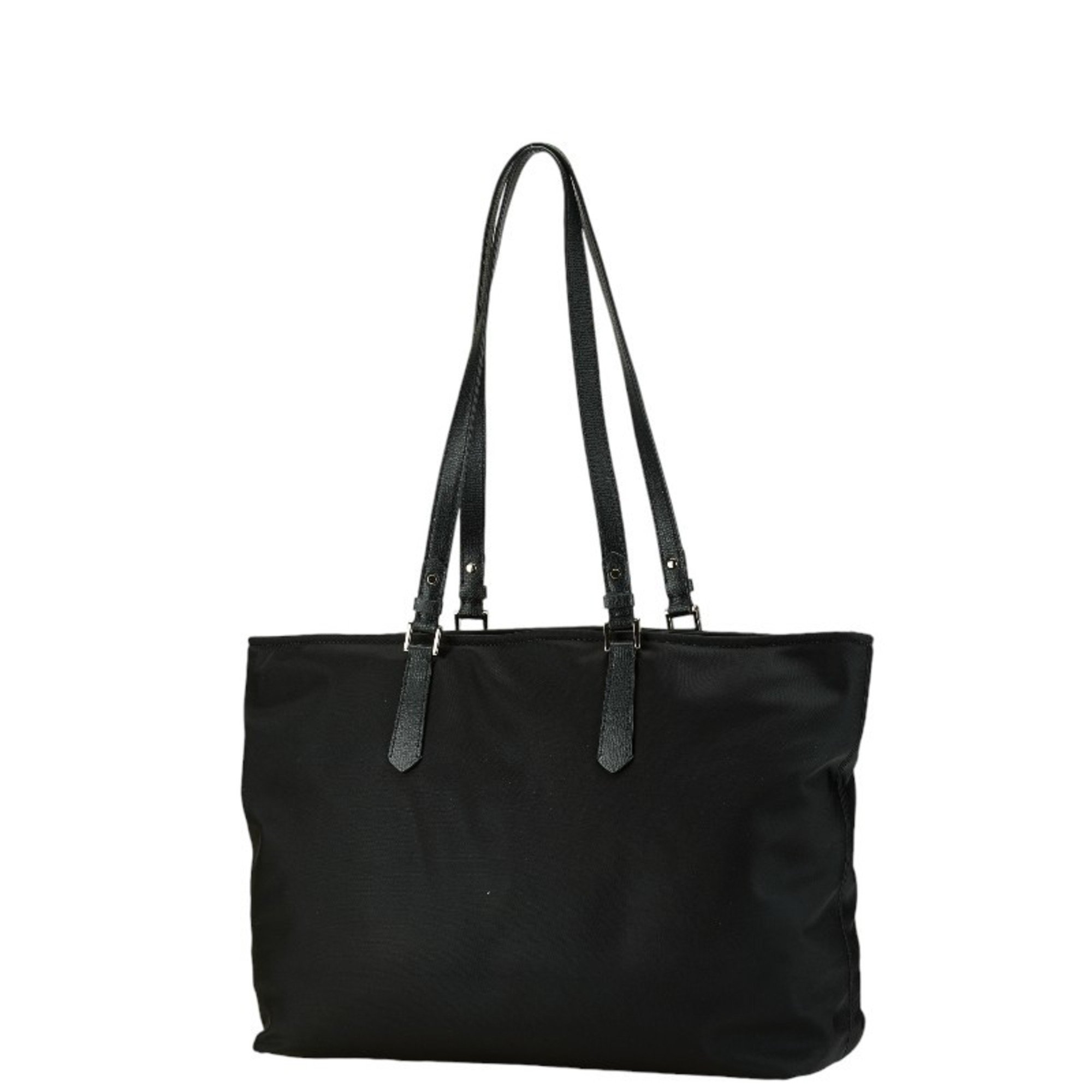 Kate Spade Taylor Large Tote Bag Black Nylon Leather Women's