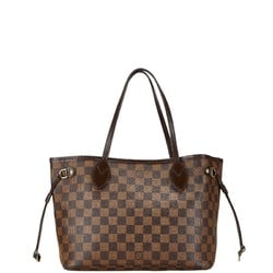 Louis Vuitton Damier Neverfull PM Tote Bag Shoulder N51109 Brown PVC Leather Women's LOUIS VUITTON