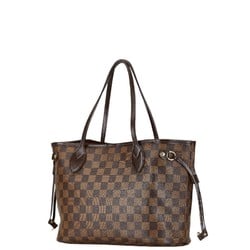 Louis Vuitton Damier Neverfull PM Tote Bag Shoulder N51109 Brown PVC Leather Women's LOUIS VUITTON