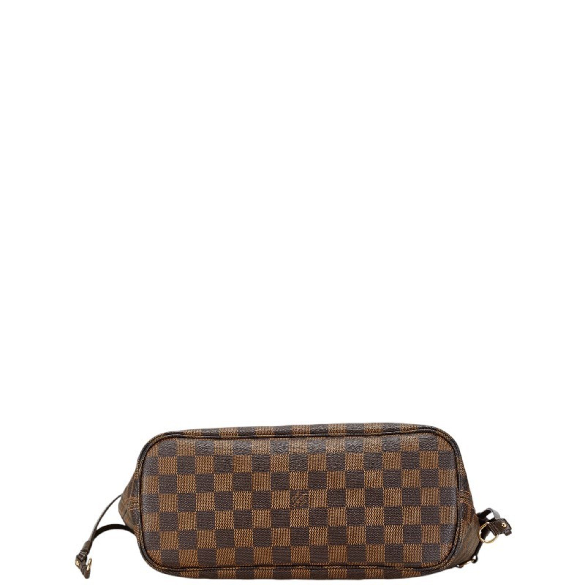 Louis Vuitton Damier Neverfull PM Tote Bag Shoulder N51109 Brown PVC Leather Women's LOUIS VUITTON