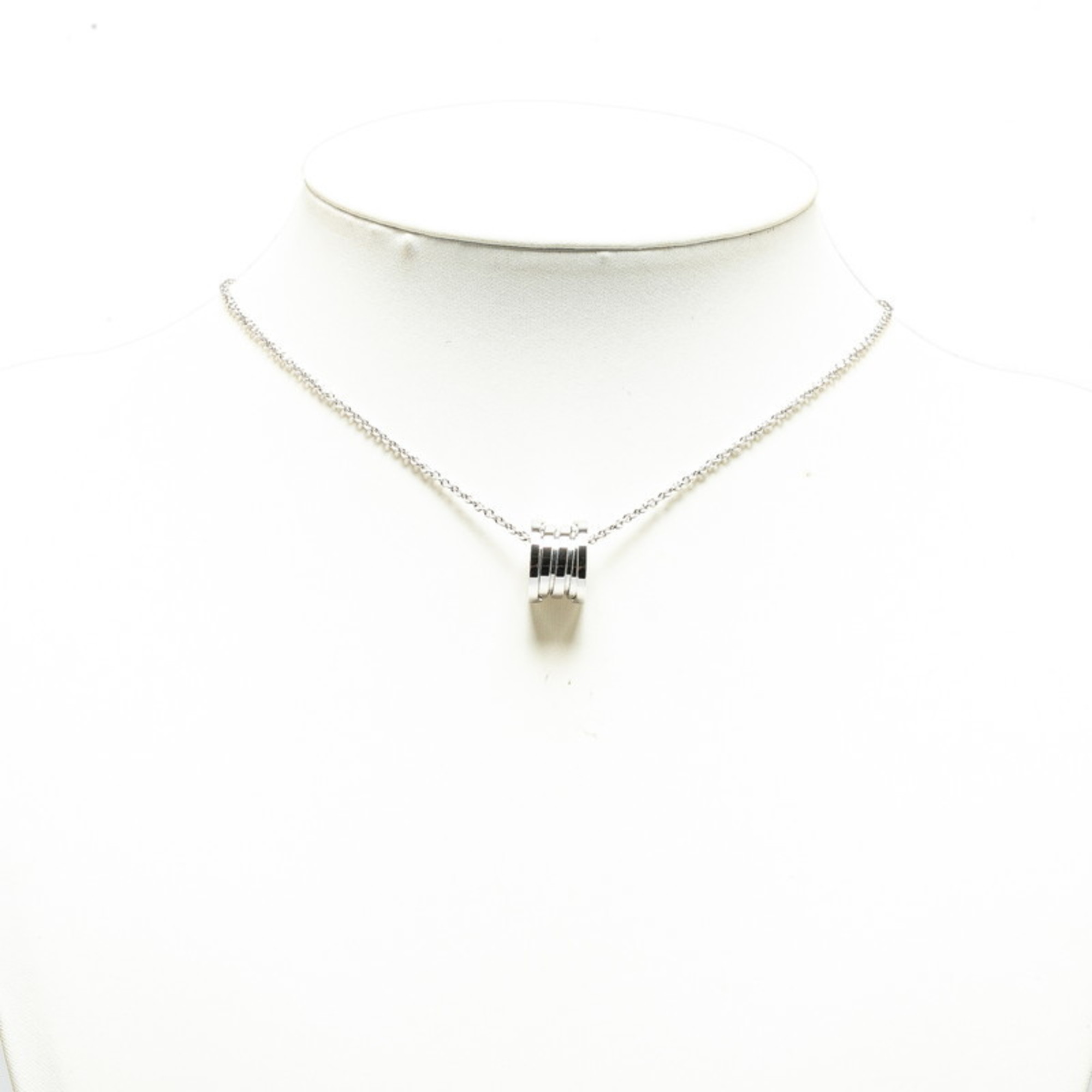 BVLGARI B.Zero1 Necklace K18WG White Gold Women's