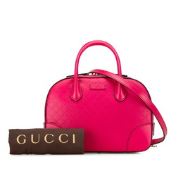 Gucci Bright Diamante Handbag Shoulder Bag 354224 Pink PVC Leather Women's GUCCI