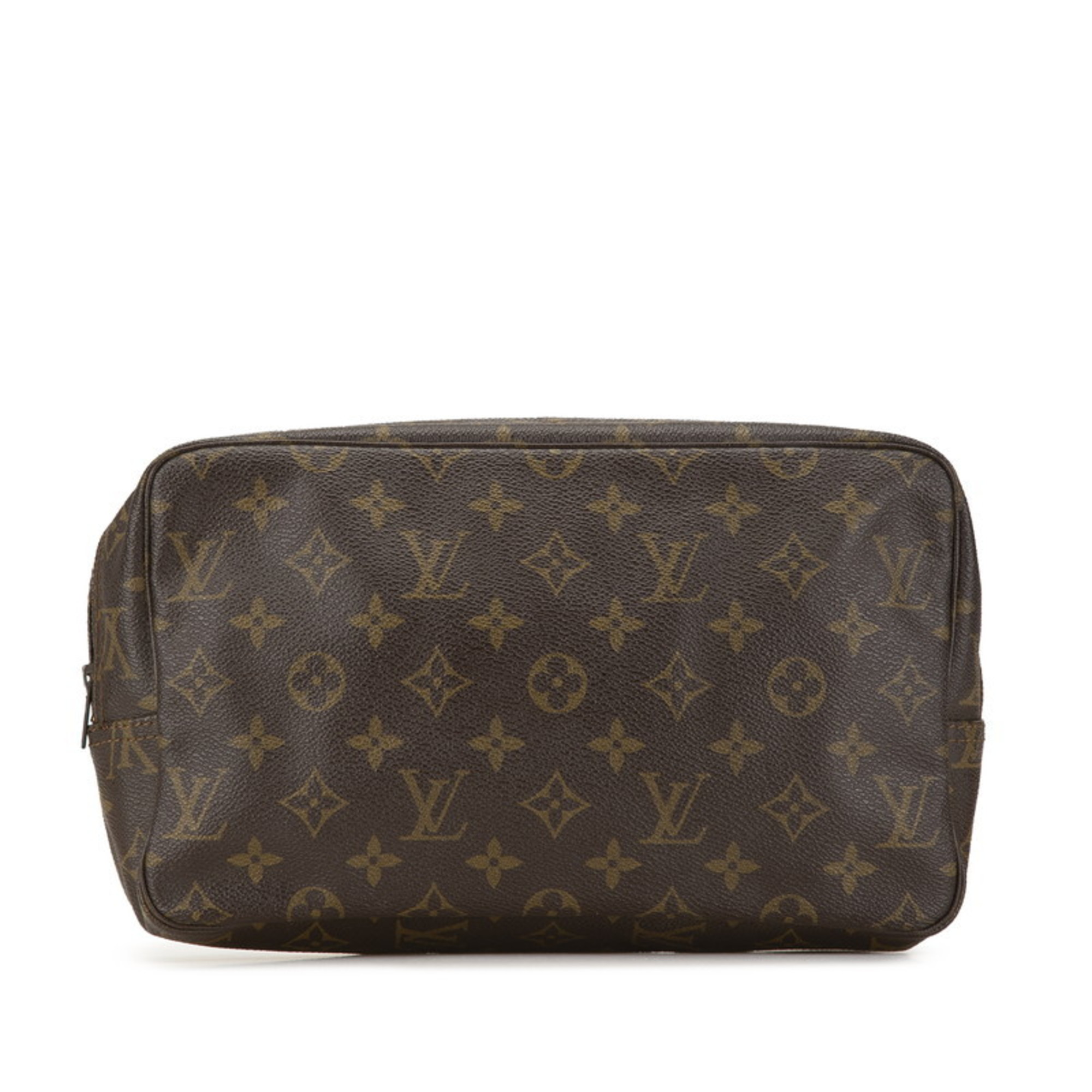 Louis Vuitton Monogram True Toilet 28 Second Bag Clutch M47522 Brown PVC Leather Women's LOUIS VUITTON