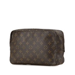 Louis Vuitton Monogram True Toilet 28 Second Bag Clutch M47522 Brown PVC Leather Women's LOUIS VUITTON